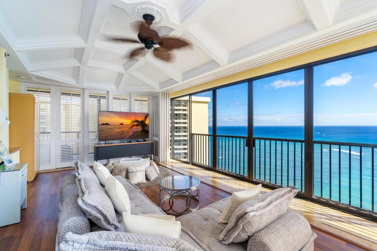 Oceanview Penthouse Suite Гонолулу Экстерьер фото